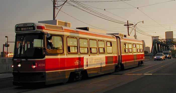 Toronto Transit Commission ALRV streetcar 4234